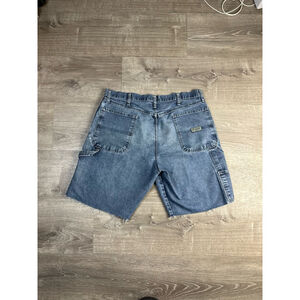 Men's Wrangler Carpenter Denim Shorts Size 36 Blue